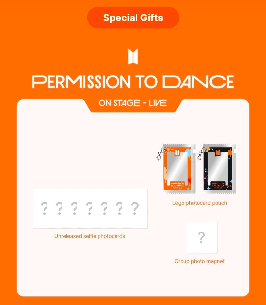 BTS PERMISSION TO DANCE ON STAGE - LIVE [Pre Order]