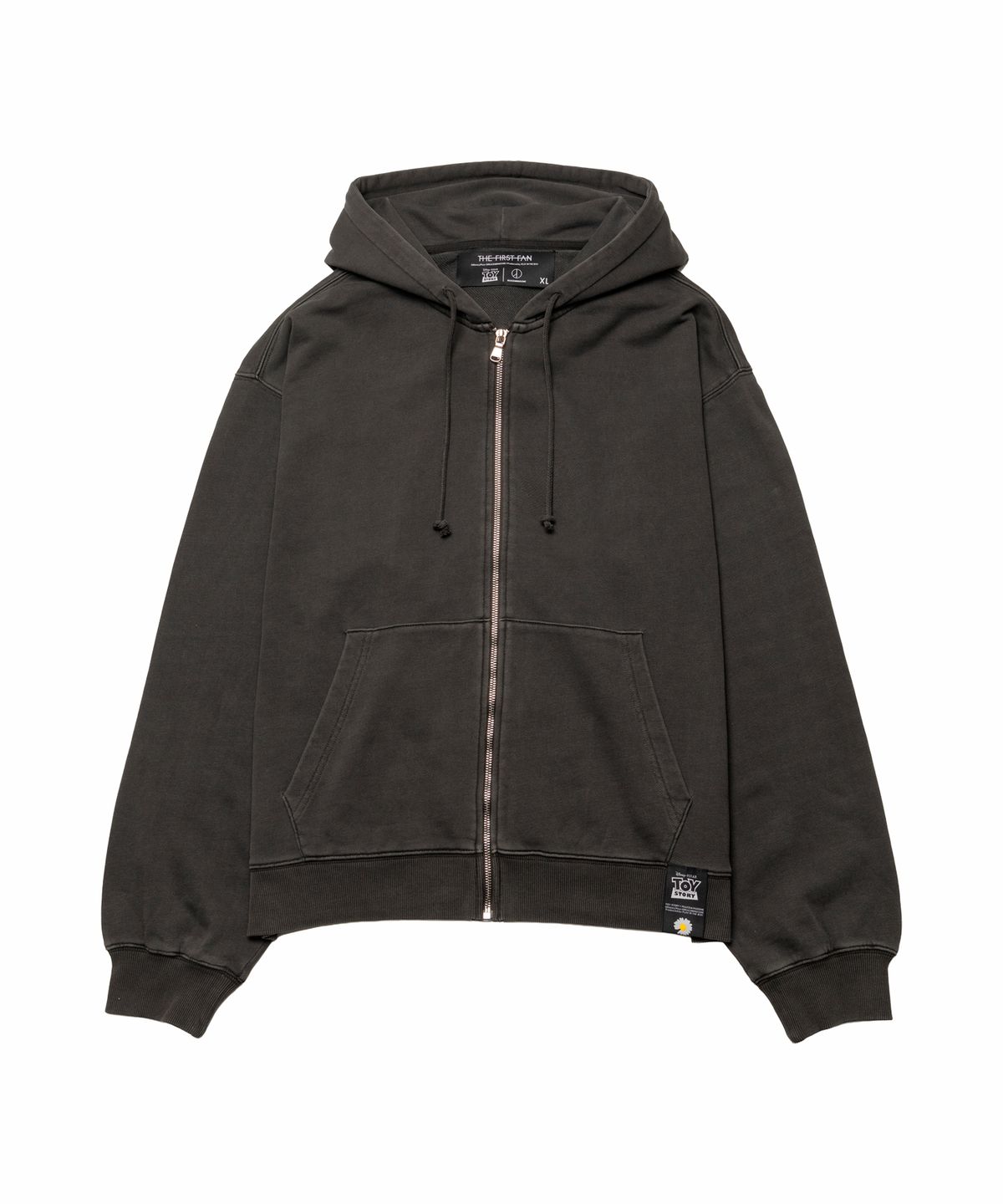 The First Fan Zip up Hoodie 01 Dark Gray