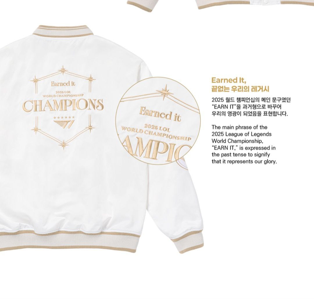 [Pre-Order] 2025 T1 World Champions Jacket
