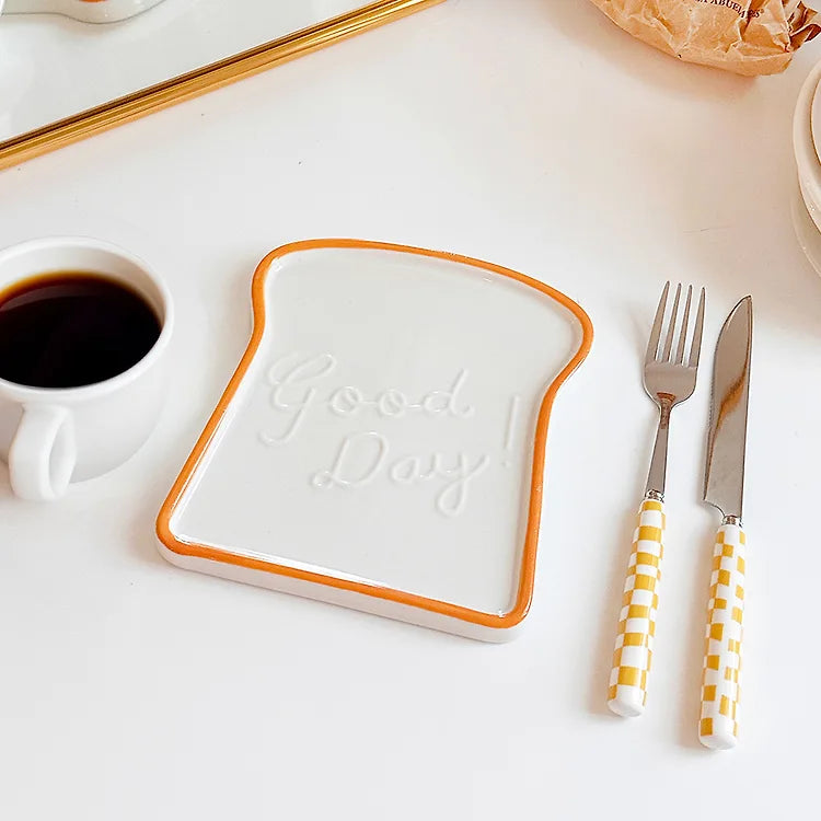 Bread Plate Set (1 Plate + 1 Cutlery Set)