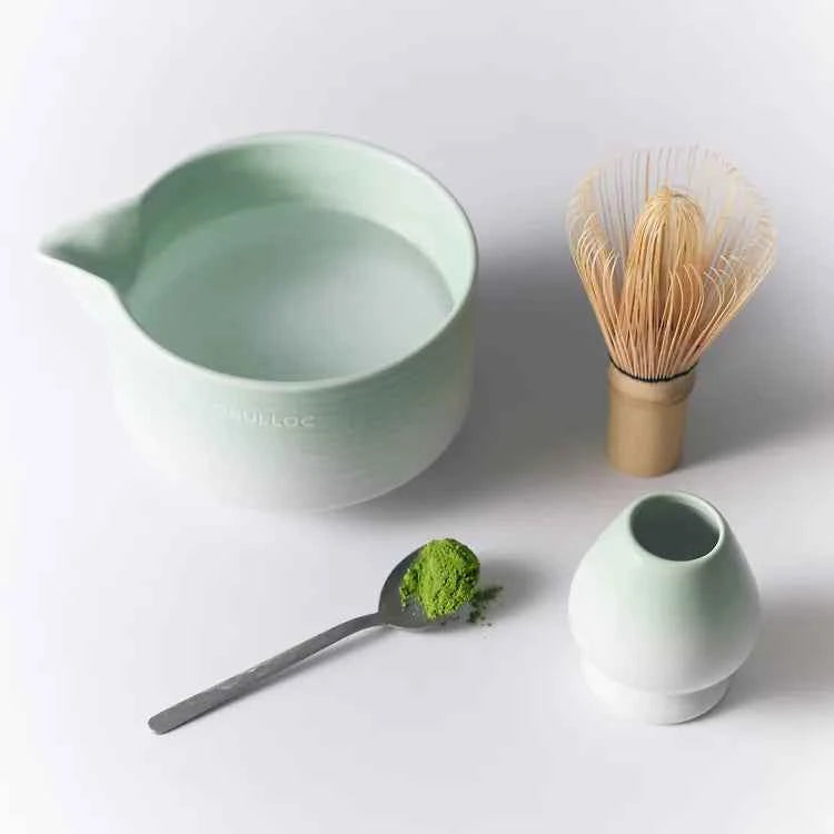 Osulloc Classic Matcha Kit (Bamboo Tea Scent + Tea Scent Holder + Tea Bowl GIFT SET)