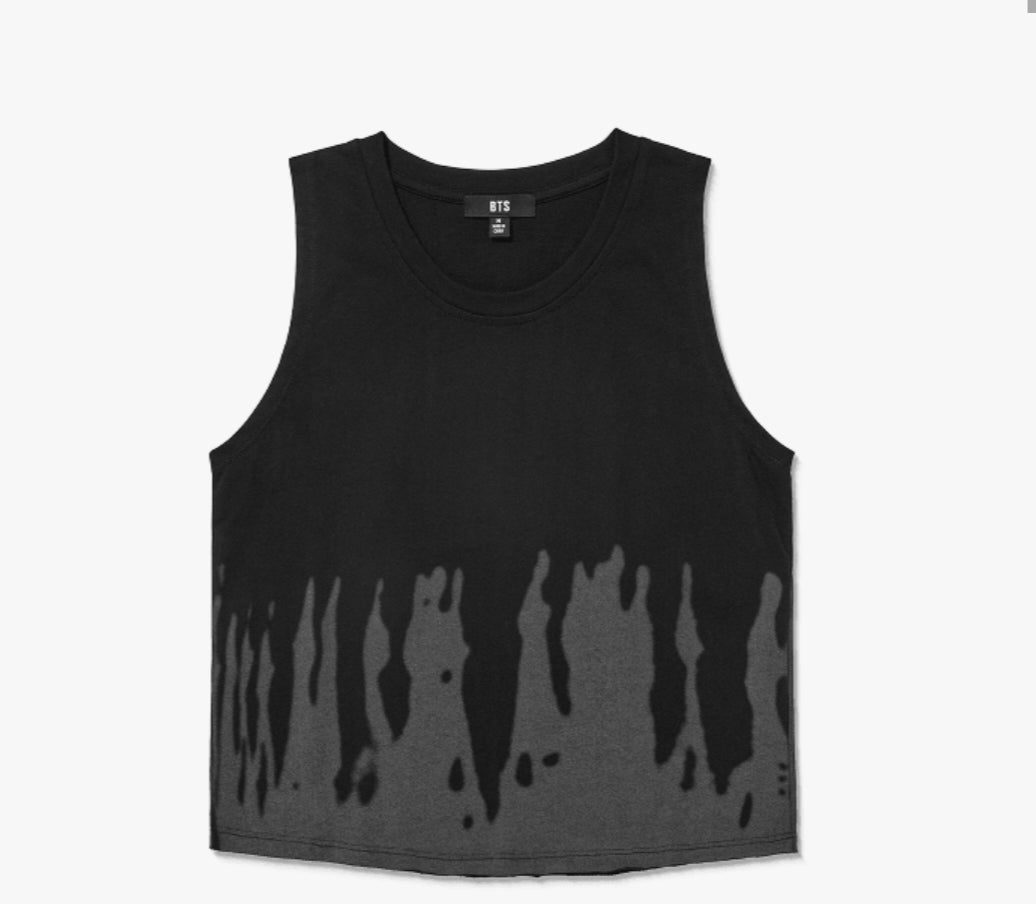 BTS Sleeveless Tshirt Crop Fit