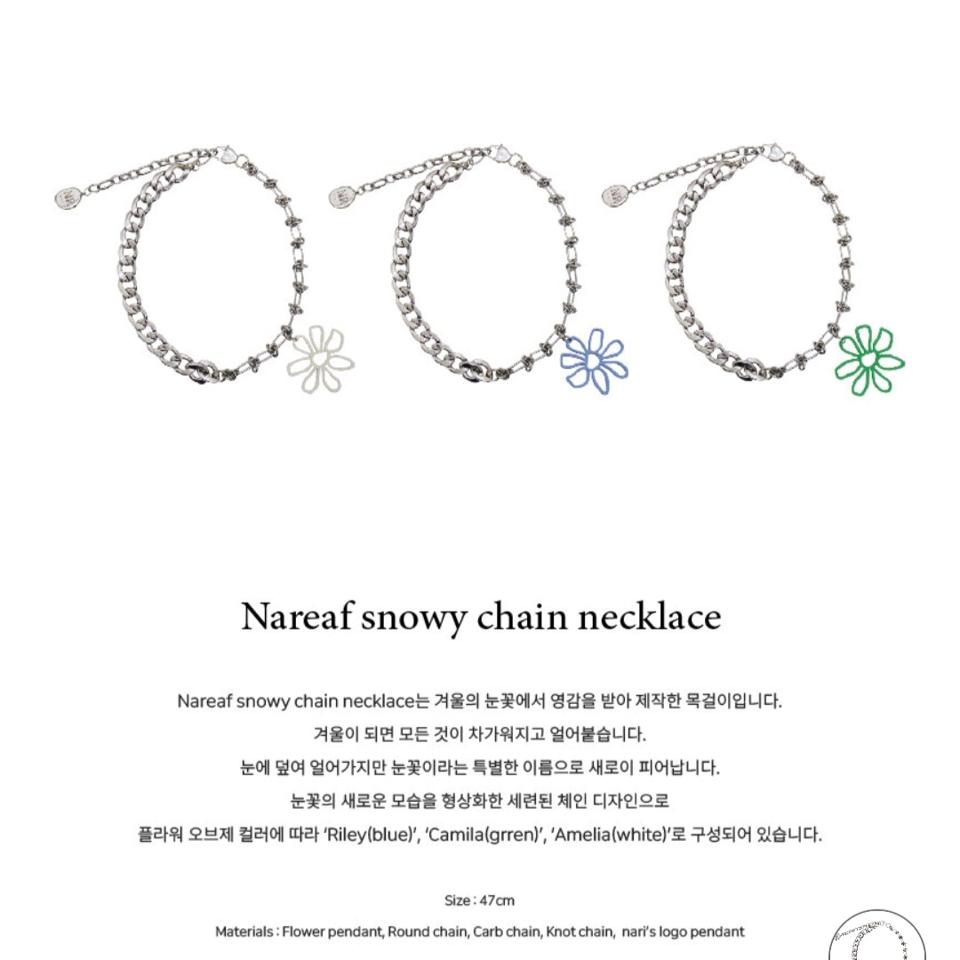 Nareaf Snowy Chain Necklace (Worn by Kazuha)