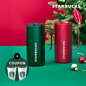 SS Tank Tumbler 503ml (Red/ Green)