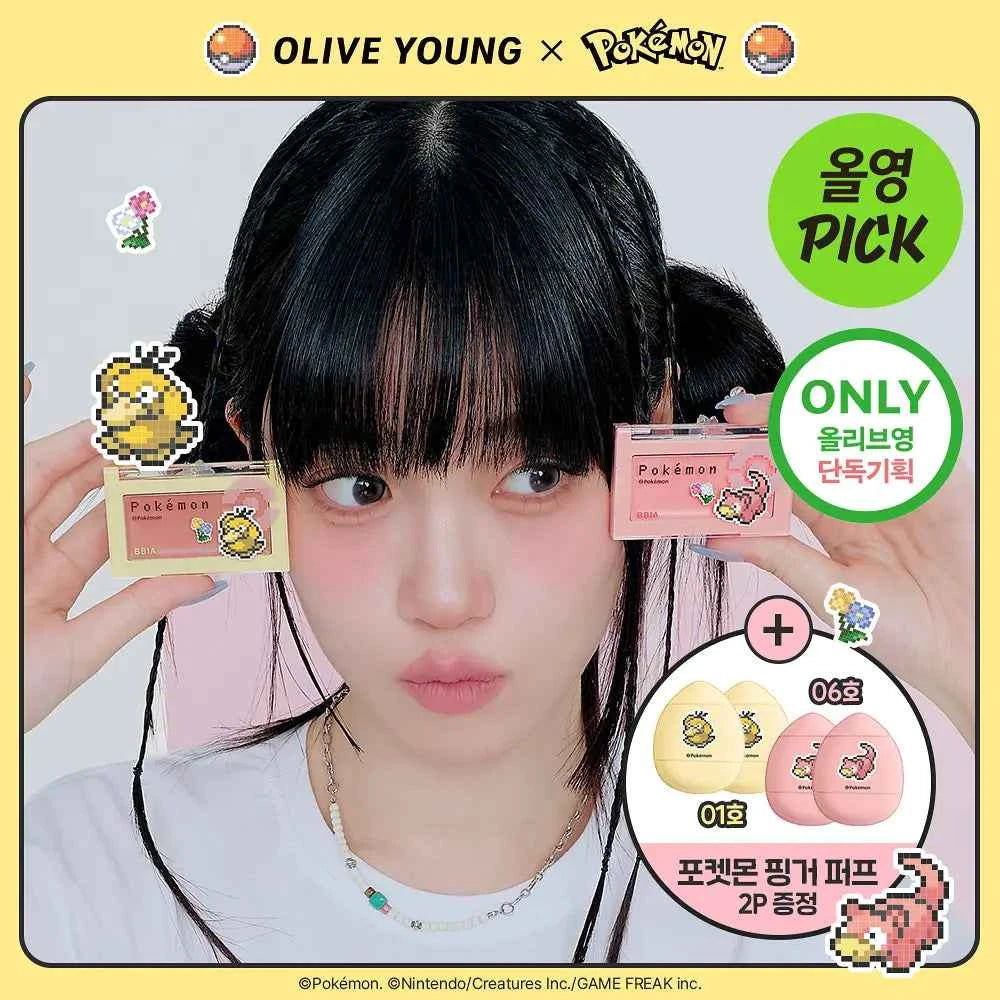 BBIA x Pokémon Ready To Wear Downy Cheek cream blush sets,