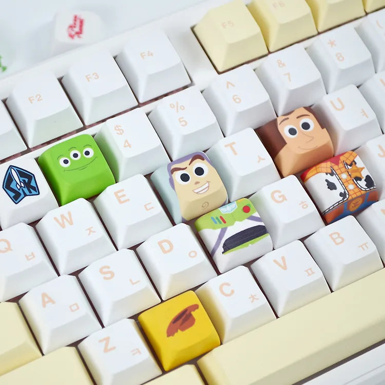 Toy Story Square Keycap Keyring
