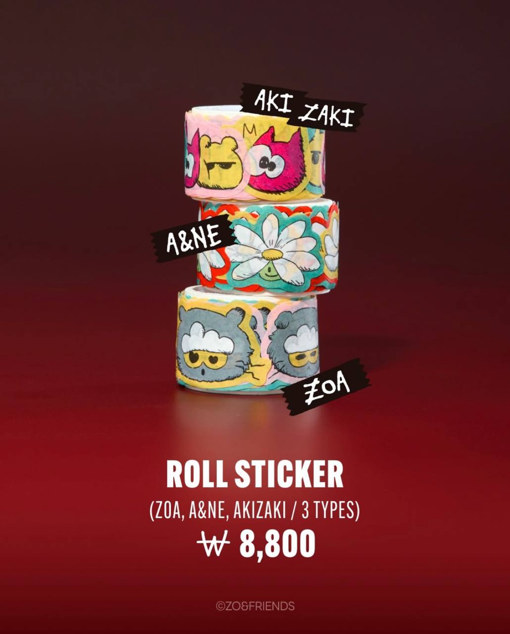 ZO& Friends x Line Friend Collaboration Merch Offline Pop Up