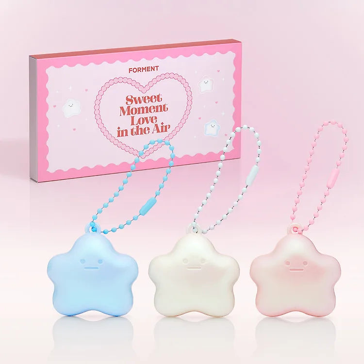 [Gift Wrapping] Forment Solid Perfume Keyring & 3-Piece Mini Perfume Set