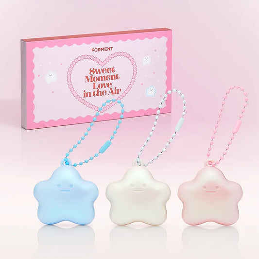 [Gift Wrapping] Forment Solid Perfume Keyring & 3-Piece Mini Perfume Set
