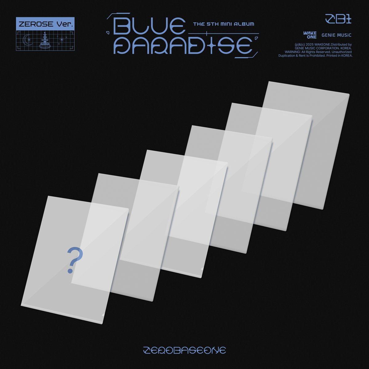 Zerobaseone- The 5th mini album [ Blue Paradise] Zerose ver.[Pre Order]