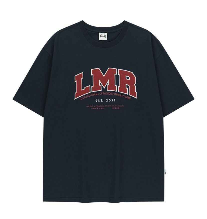 Lettering Logo Applique T-Shirt (Worn By Mingyu -SVT)