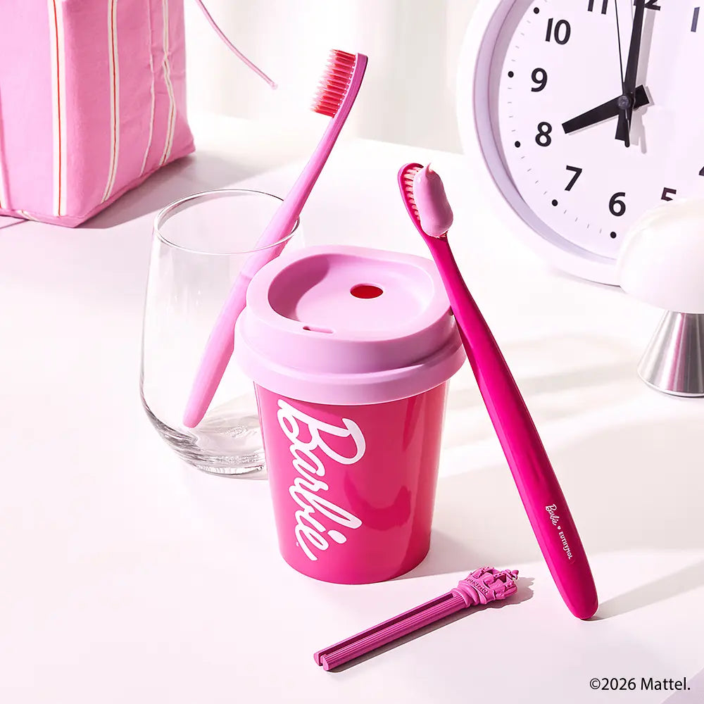 Euthymol Whitening Toothbrush 3-Pack Special (+Pink Reusable Cup