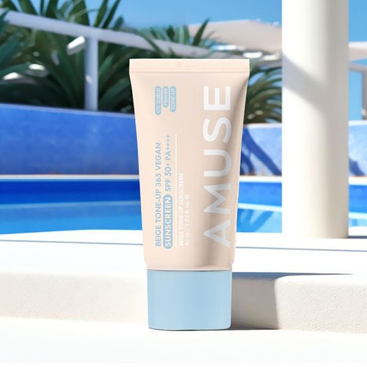 AMUSE Beige Tone-up 365 Vegan Sunscreen