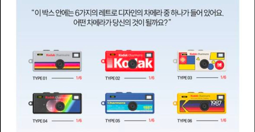 Kodak Charmera Keychain (Random out of 6)