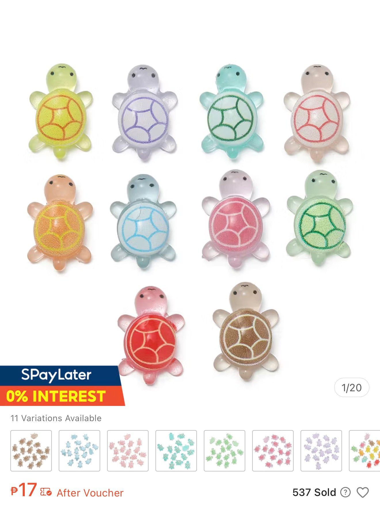 Lucky Turtle + 3M Stickers (2 Random) Phone Decoration (Celebrity Use)