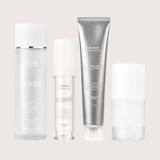 Siore Daily Relief Full Care Set (Toner + Ampoule + Soothing Gel + Cream)