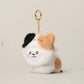 Bt21 let's pay doll keychain