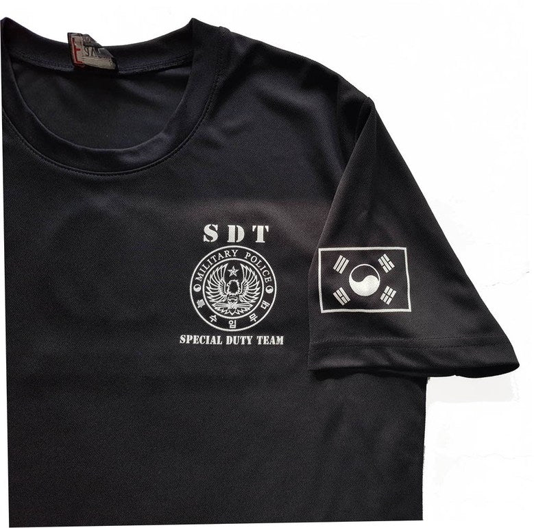 SDT Military Police Special Forces Health Coolon Short Sleeve T-shirt (Worn By V)
