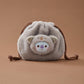 BT21 More Fluffy Face Doll String Pouch