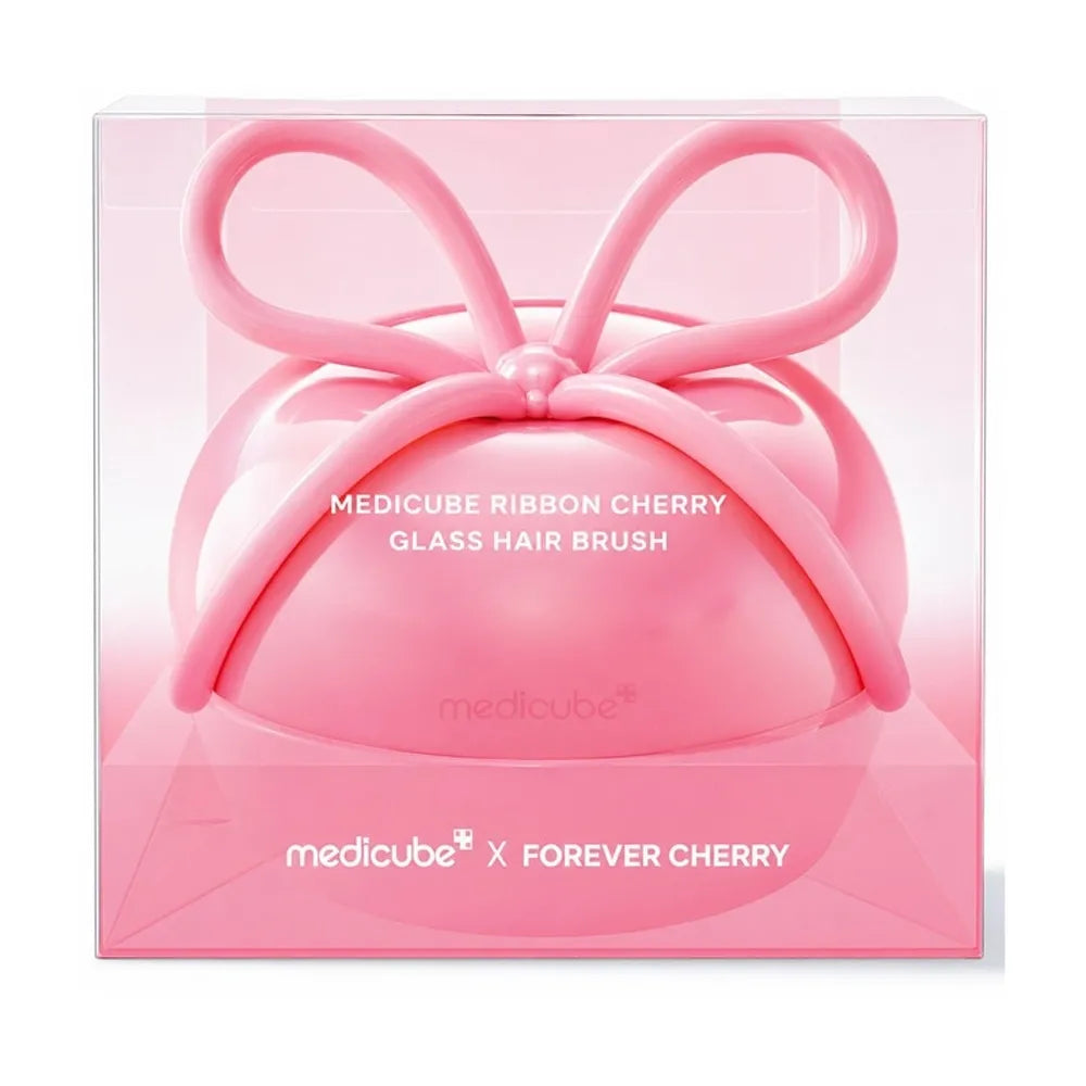 Medicube Forever Cherry Ribbon Hairbrush (Wonyoung's Pick)