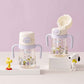 Lock & Lock Snoopy Little Love One-Touch Two-Handled Straw Cup