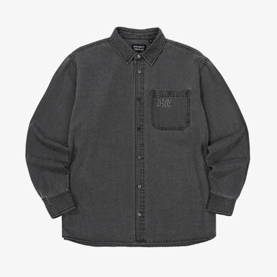 [BTS SUGA - AGUST D Tour Merch]Oversized Shirt (dark grey)