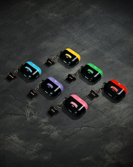 [2-piece set] T1 2025 Owner Jersey Airpod Hard Case + Keyring Edition