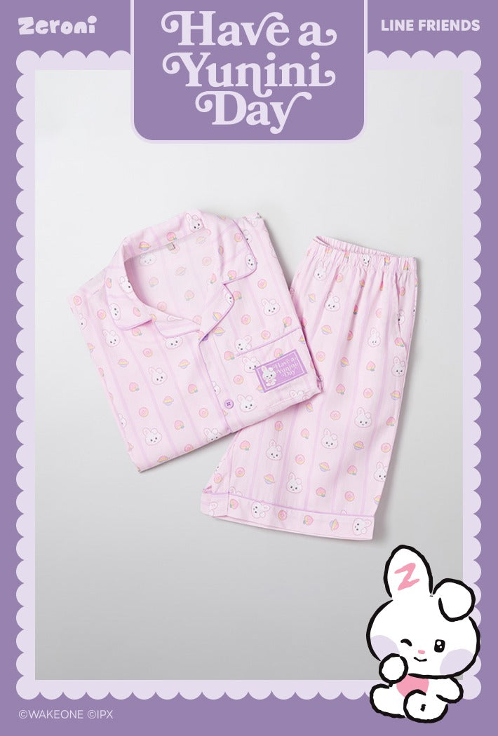 [Spao x Zeroni] Short Sleeve Pyjama Set