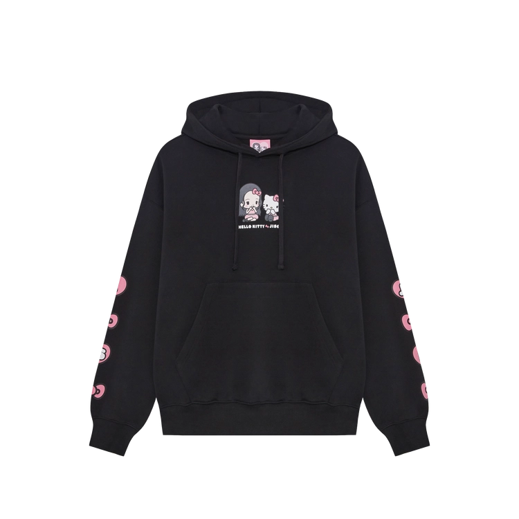 Hello Kitty X Jisoo Hoodie F - BLACK