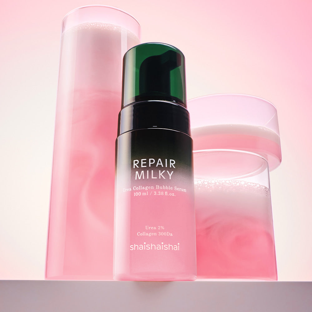 Shaishaishai Repair Milky Urea Glow Bubble Serum 110ml+110ml