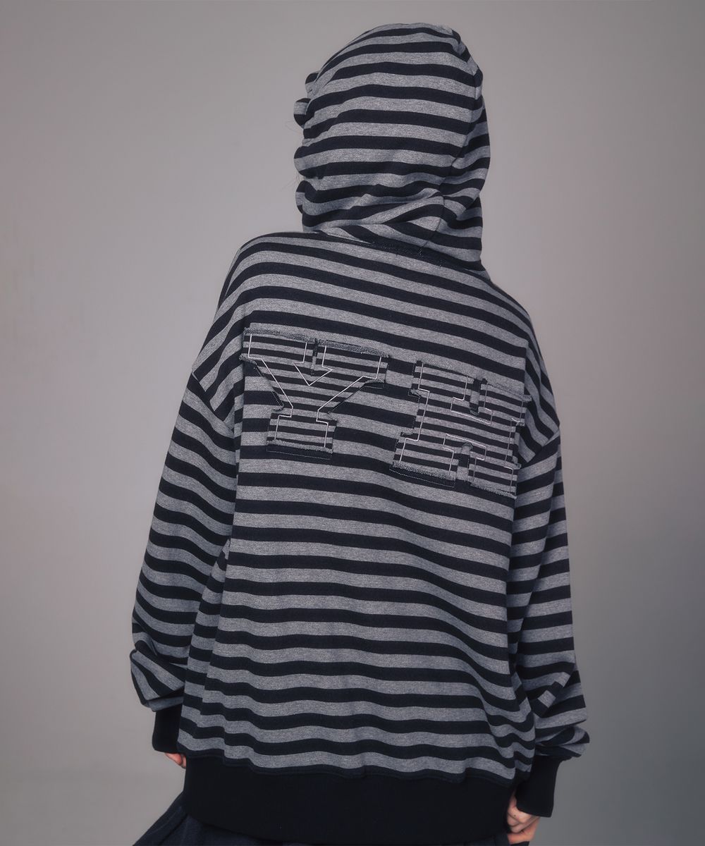 I LOVE APPLIQUE HOOD ZIP-UP MELANGE (Worn By Ive Rei)