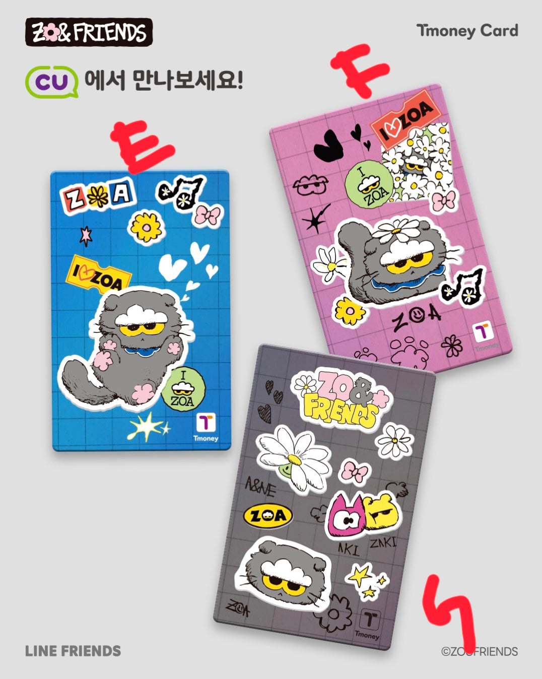 Zo & Friends Tmoney Card