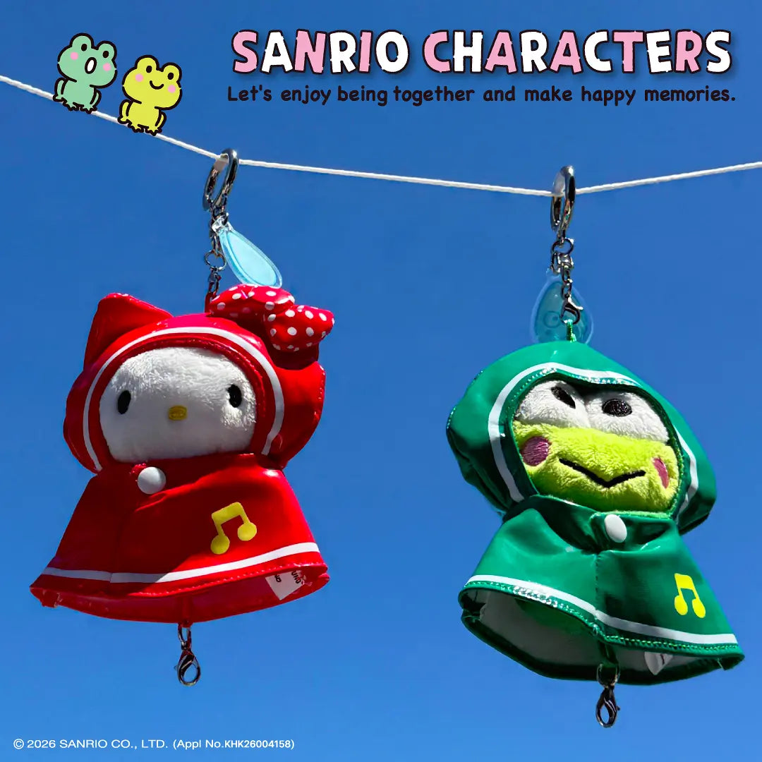 [Olive Young X Sanrio] Rainy Day Doll Keychain