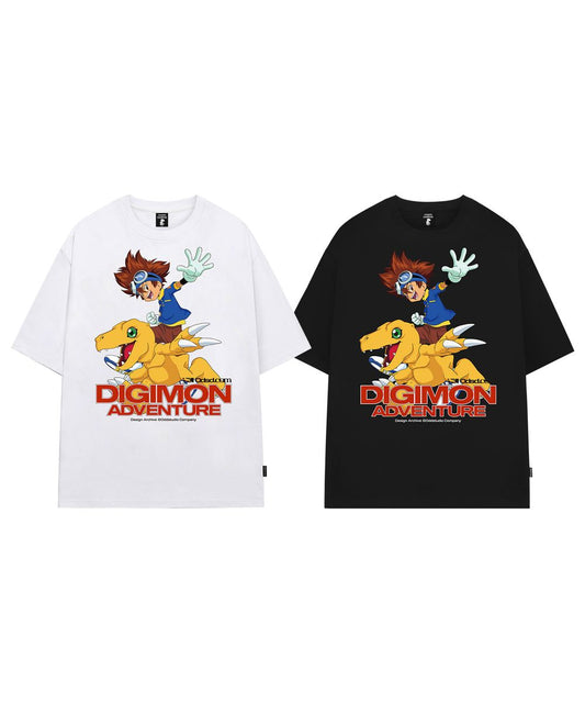 [Digimon Adventure] Taichi&Agumon Overfit T-shirt