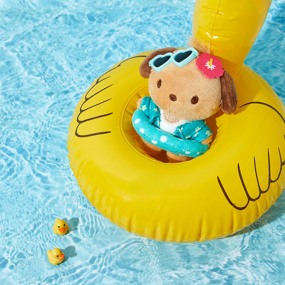 [Olive Young x Sanrio] Ten by Ten Doll Keyring (Tanning Sanrio Characters)