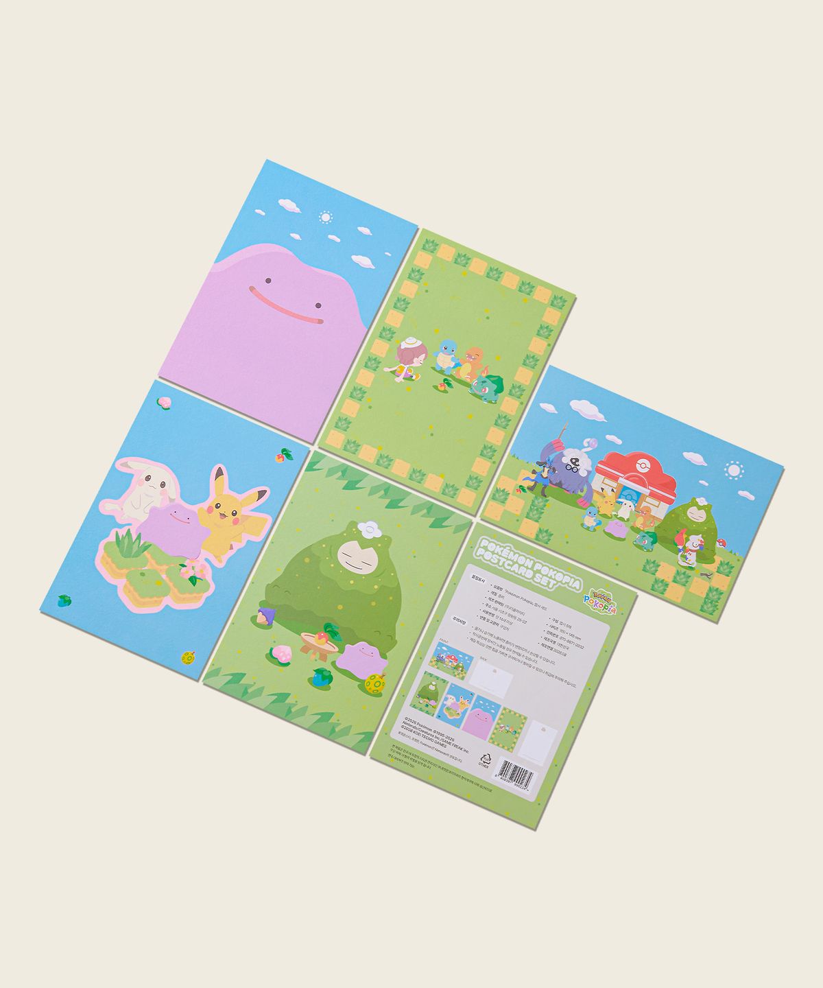 Pokemon Pokopia Postcard Set