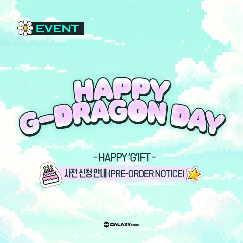 [PRE-ORDER] HAPPY 'G'IFT (HAPPY G-DRAGON DAY)