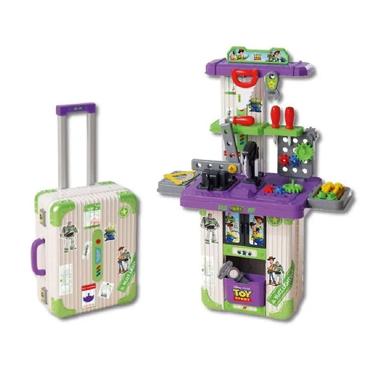 Disney Toy Story Tool Play Travel Suitcase Multi-Bag Play Set (2-in-1)