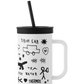 [Thermos X Inapis Square] The Compact Straw Cup & Tumbler 720ml
