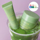 [Bubble Tea Collection/Duo] Lip Glow Balm + Lip Sleeping Mask (Matcha)
