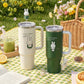 Miffy Matcha Series High Capacity Stainless steel Tumbler 887ml (Tumbler Keyring, Straw Cap)
