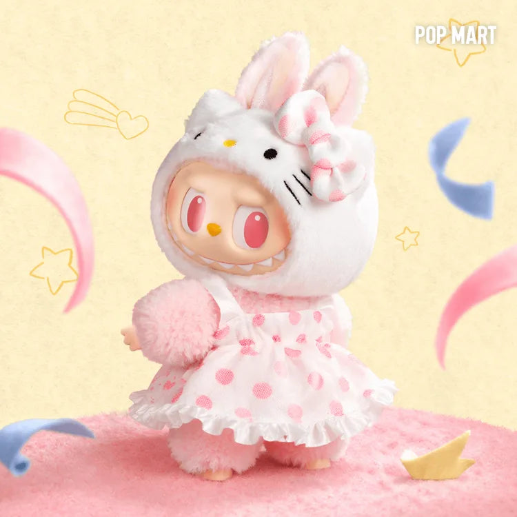 Labubu" THE MONSTERS x Sanrio Character Series Plush Keyring / Random