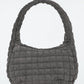 Oversized quilted crossbody bag