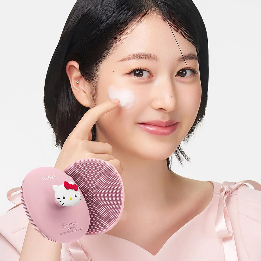 Geske Sanrio Hello Kitty Sonic Facial Brush 3 in 1 (grip)