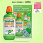 TheraBreath Mild Mint/Icy Mint 473ml+150ml Set (+Pokemon Mouthwash Cup)