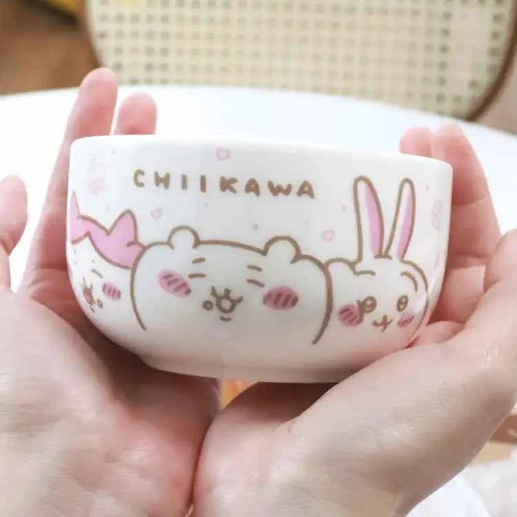 Chiikawa Cereal Bowl Yogurt Bowl & Spoon Set