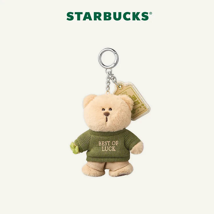 Best of Luck Knit Bearista Keychain