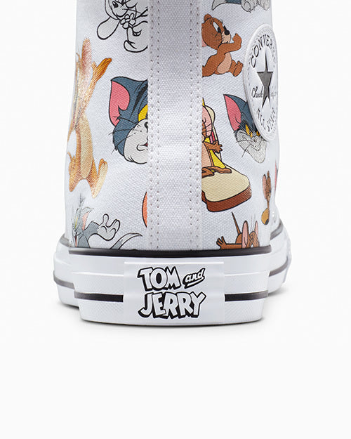 Tom & Jerry Chuck Taylor All Star White