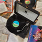 Vintage-Style Suitcase LP Turntable Bluetooth Speaker