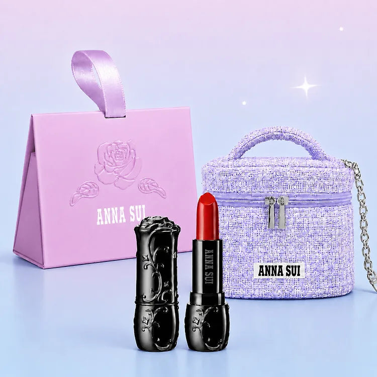Anna Sui Lipsticks (+Free Tweed Mini Vanity Pouch)
